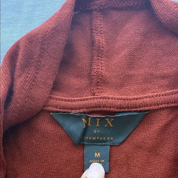 Mix by 41 Hawthorn Rust Open Front Cardigan - Picture 2 of 4